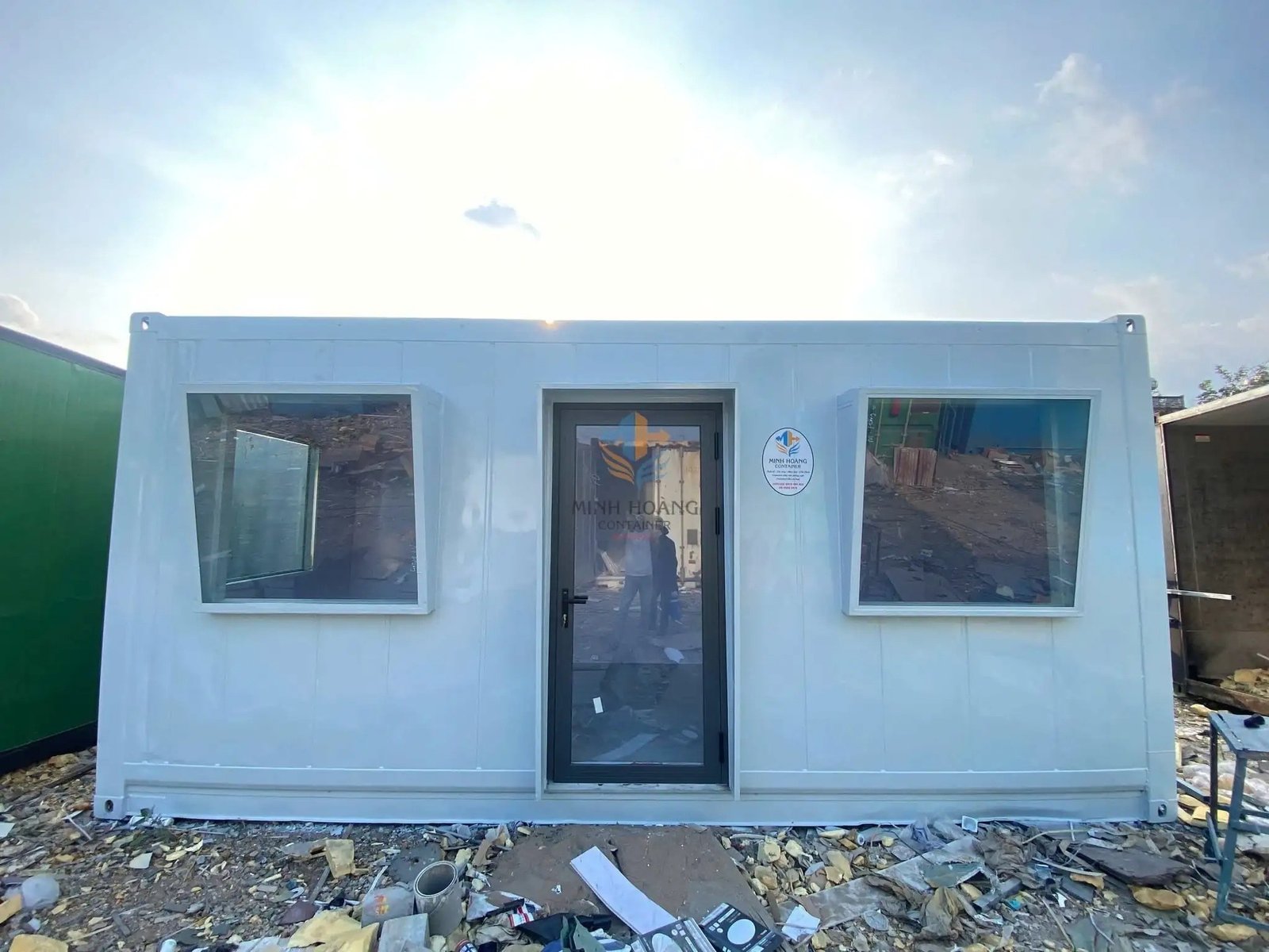 Container Văn Phòng 20 Feet Trắng Hiện Đại